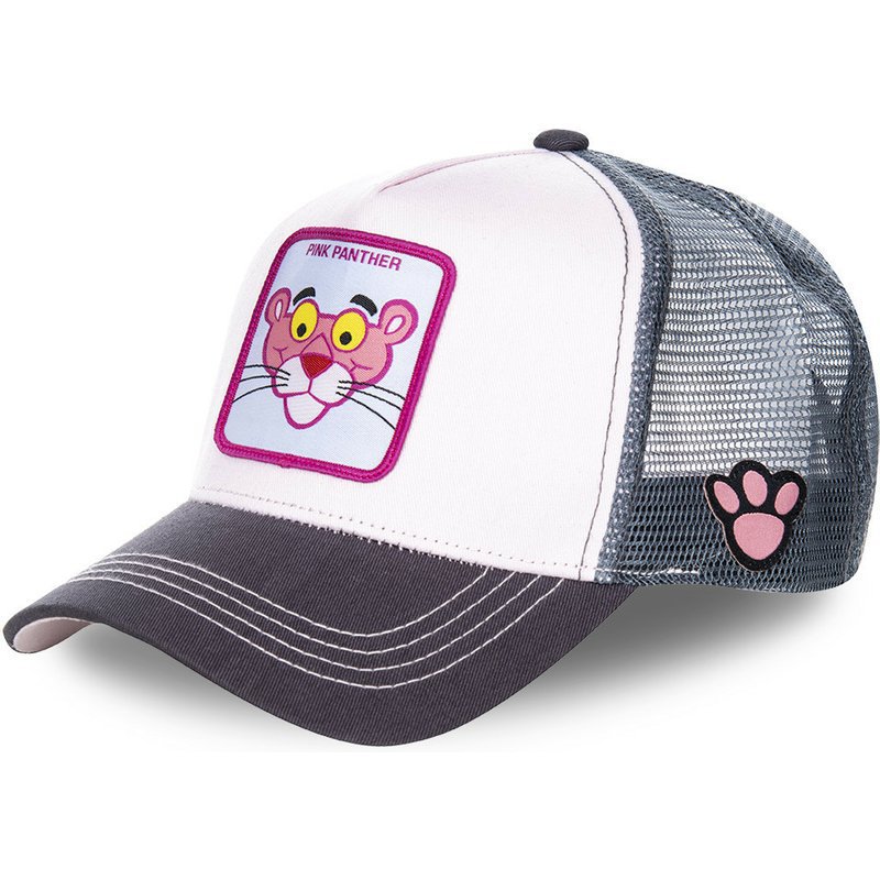Comercio exterior dibujos animados rosa leopardo travieso gorra de béisbol anime hip-hop gorra de red sombrero de conductor de camión americano en vivo al por mayor