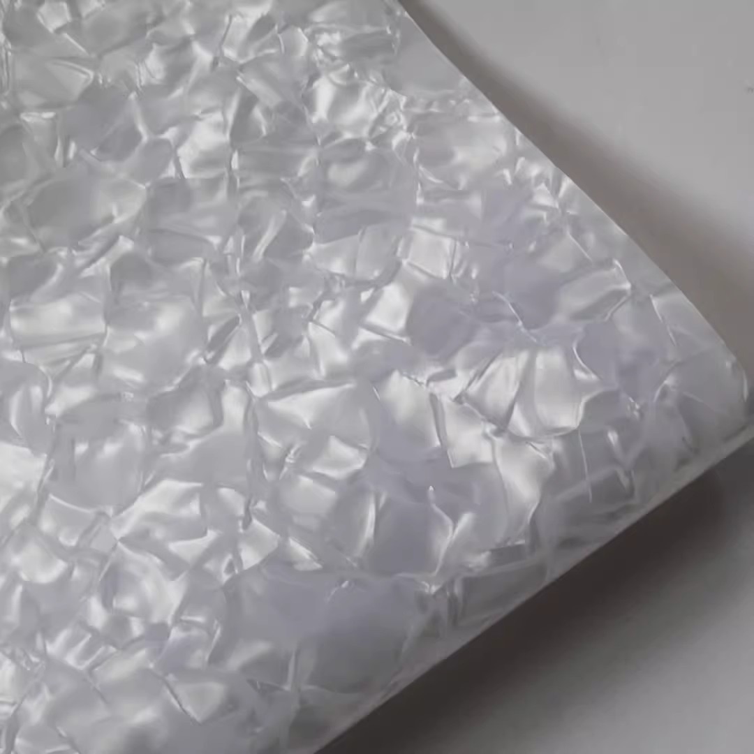 Bah, fluir, cáñamo, papel base de porcelana blanca, película de porcelana blanca de animación acrílica, película de revestimiento interior, fondo de mijo, película de patrón de concha periférica