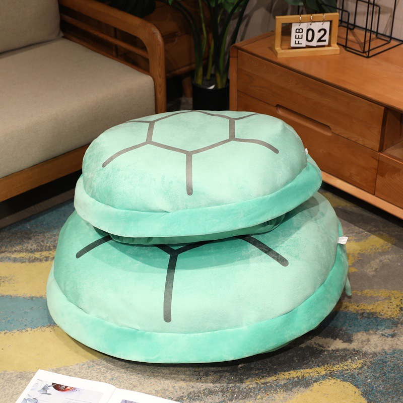 Gran tortuga Conchas saco de dormir muñeca Wearable tortuga Shell felpa juguete cumpleaños regalo almohada rey ocho perezoso sofá