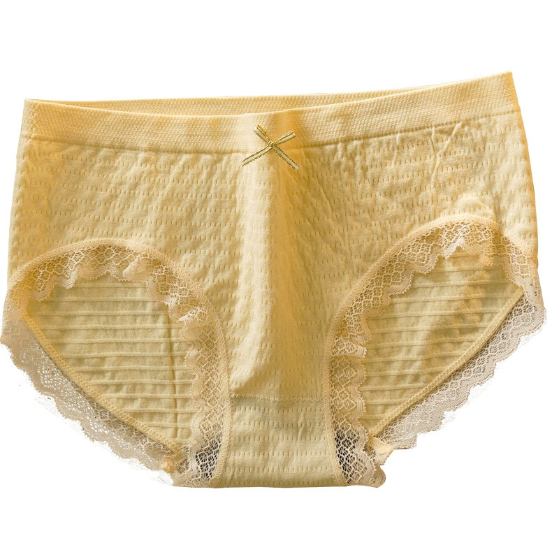 Japanese Hip-Shaping Pants, Mid-Rise Breathable Underwear with Bow, Average & Plus Sizes