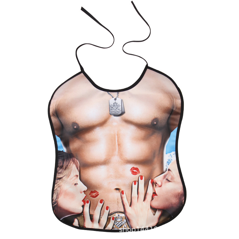 Adulto babero personalidad creativa parodia apoyos divertido Reunión Anual partido olla caliente restaurante invitado fabricante en stock suministro