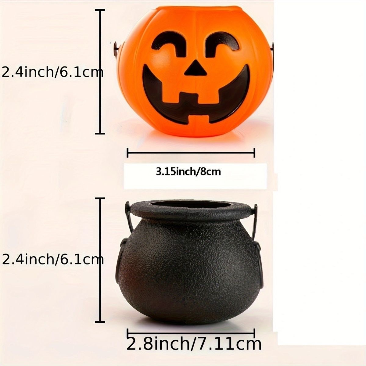 Caja de dulces de Halloween calavera barril de niños barril de mano accesorios de azúcar juguetes regalos decoración de jardín de infantes