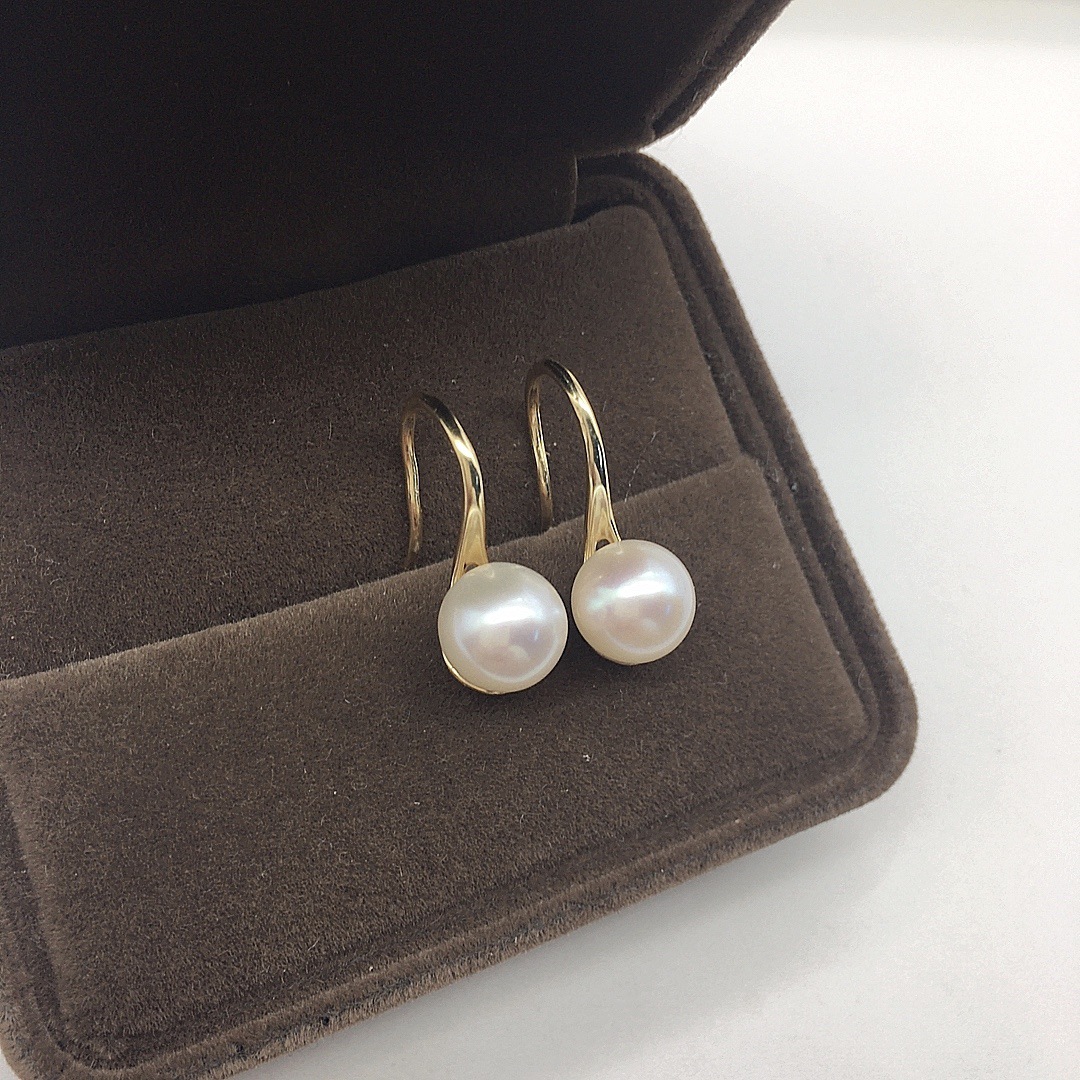 23g Weight 925 Sterling Silver Ear Needle Material Ear hook Classification 1 Pair Quantity Daily Occasion Freshwater Pearl Material Geometric Pattern Women's Gender Simple Style Style 1 Pair Freshwater Pearl Freshwater Pearl Earrings Geometric Ear Hook 21