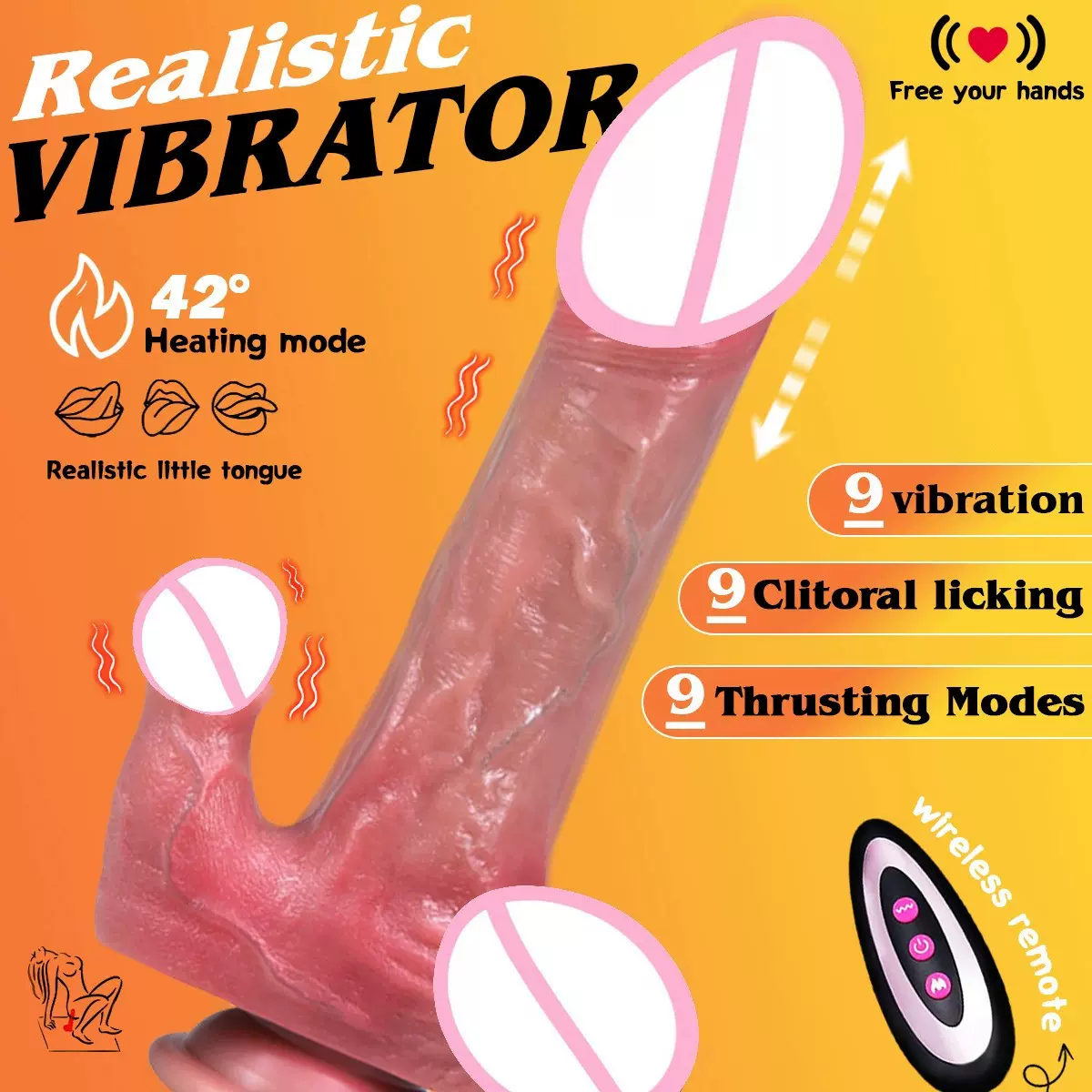 全自动抽插仿真阳具女用软肉逼真电动伸缩震动自慰器成人情趣用品