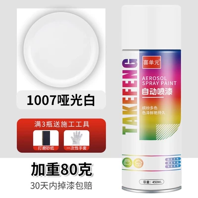 Avtomobil boya qələmləri — and matte finishes for color modification - matte-white-450ml-upgraded-with-an-extra-80g