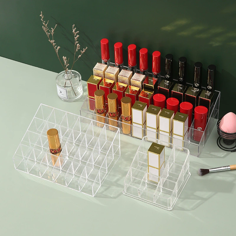 Transparent lipstick, storage system, cosmetic table storage box, 36, 40 cells