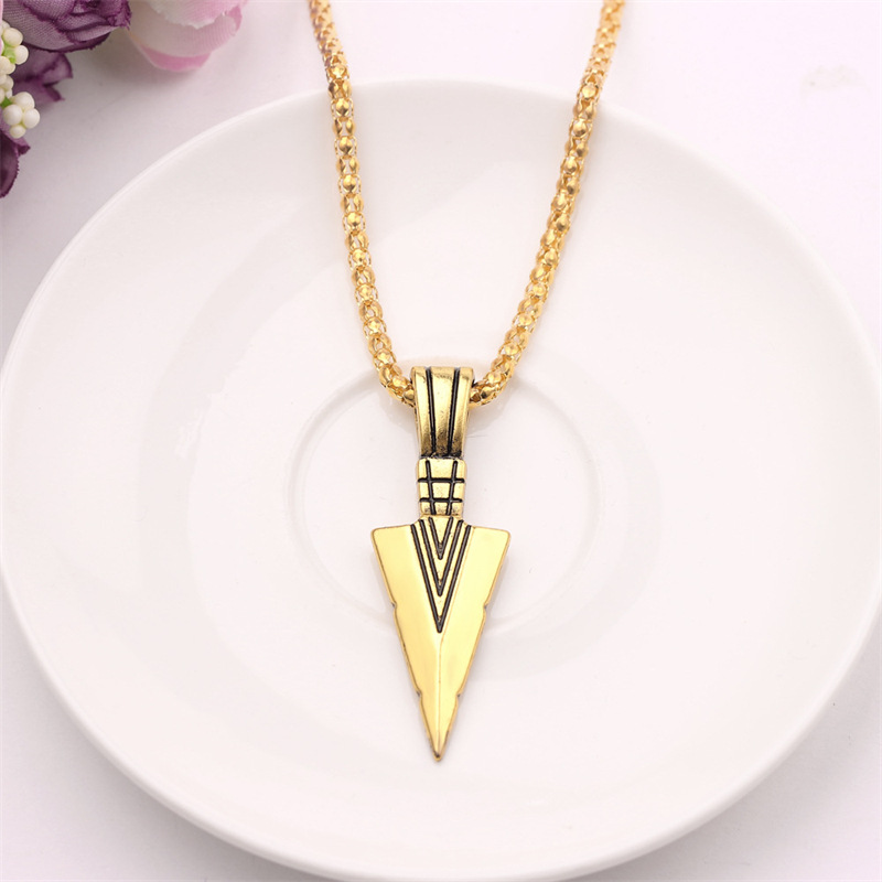 1 Piece Fashion Arrow Alloy Plating Menu0027S Pendant Necklace