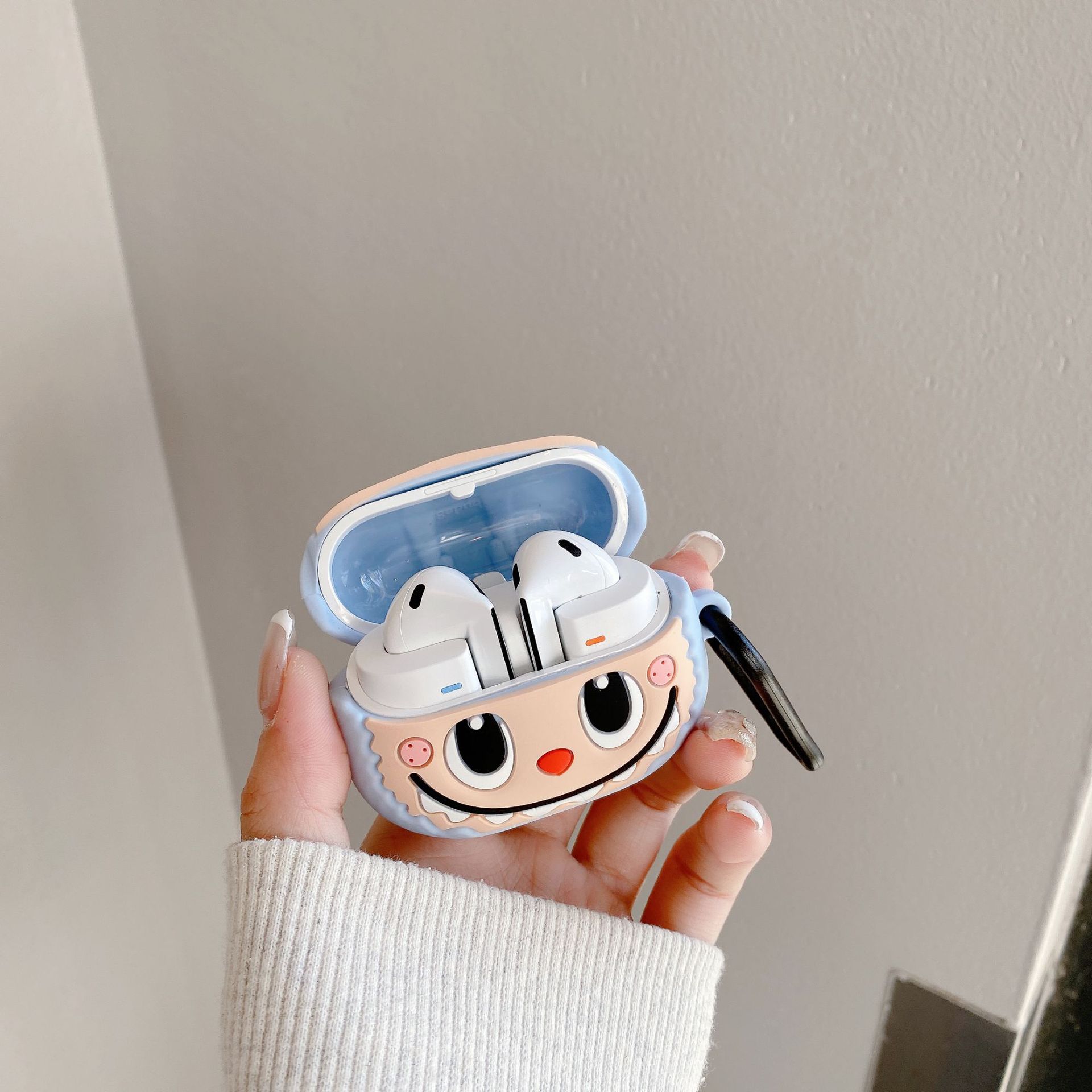 Aplicable Samsung Buds 3pro funda protectora para auriculares Bluetooth inalámbricos silicona tridimensional personalidad de dibujos animados buds3 en stock