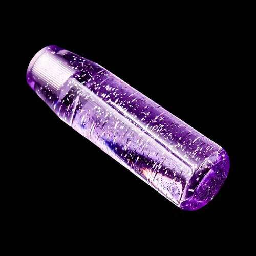 Crystal Flash Gold Car Modification Gear Lever Wave Stick Transparent LED Lighting Gear Rod Shifter Lever Transmission Rod
