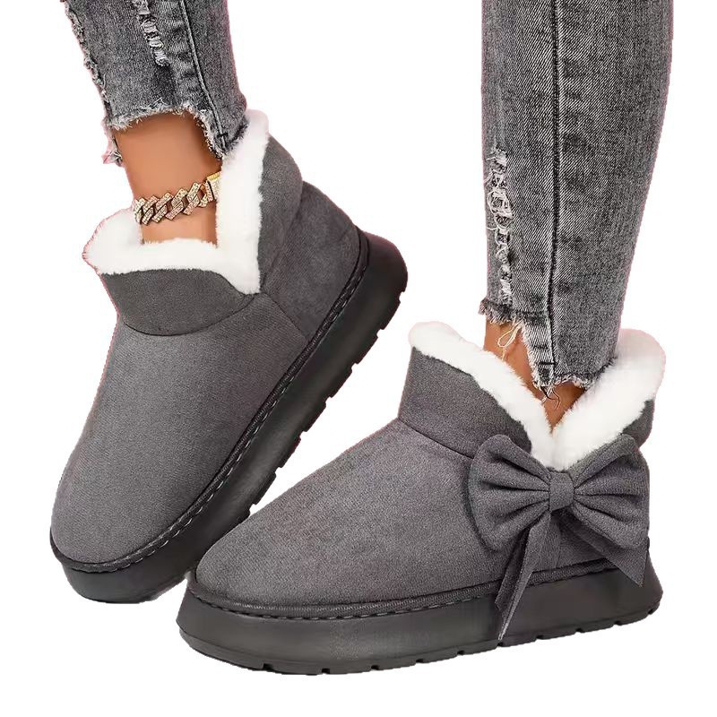 Nuevas zapatillas de algodón transfronterizas para el hogar de Amazon para mantener cálidas y gruesas parejas simples de otoño y invierno y medio paquete interior con muebles domésticos