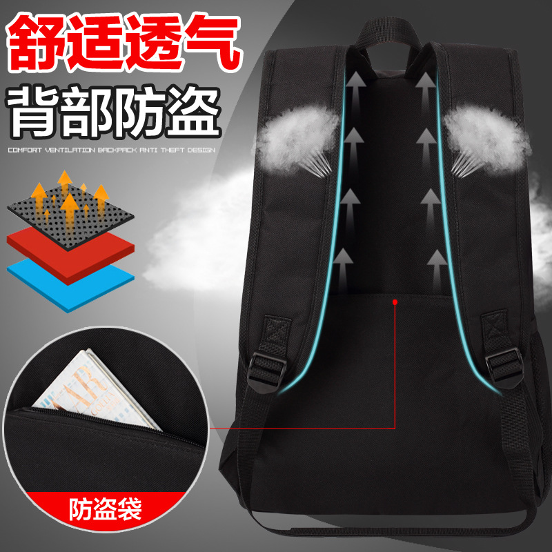 Puntada mochila bolsa de hombro Deportes masculino y femenino estudiante de secundaria bolsa de tres piezas conjunto estrella del bebé