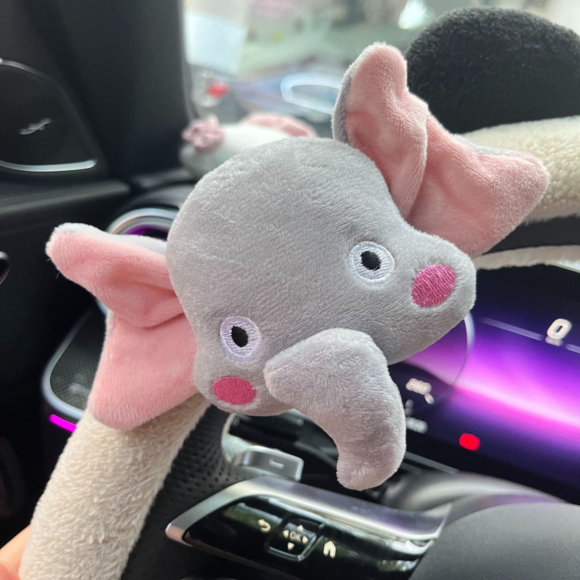 34. The gray elephant