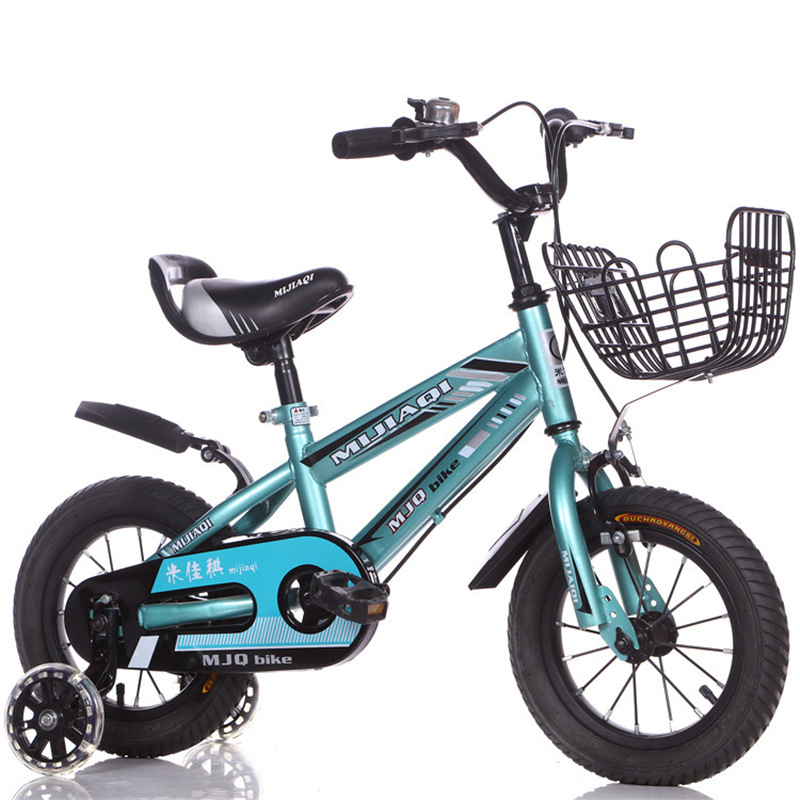 Bicicletas infantiles 12 - 14 - 16 - 18 - 20 pulgadas para niños y niñas con asiento trasero bicicleta cochecito para niños