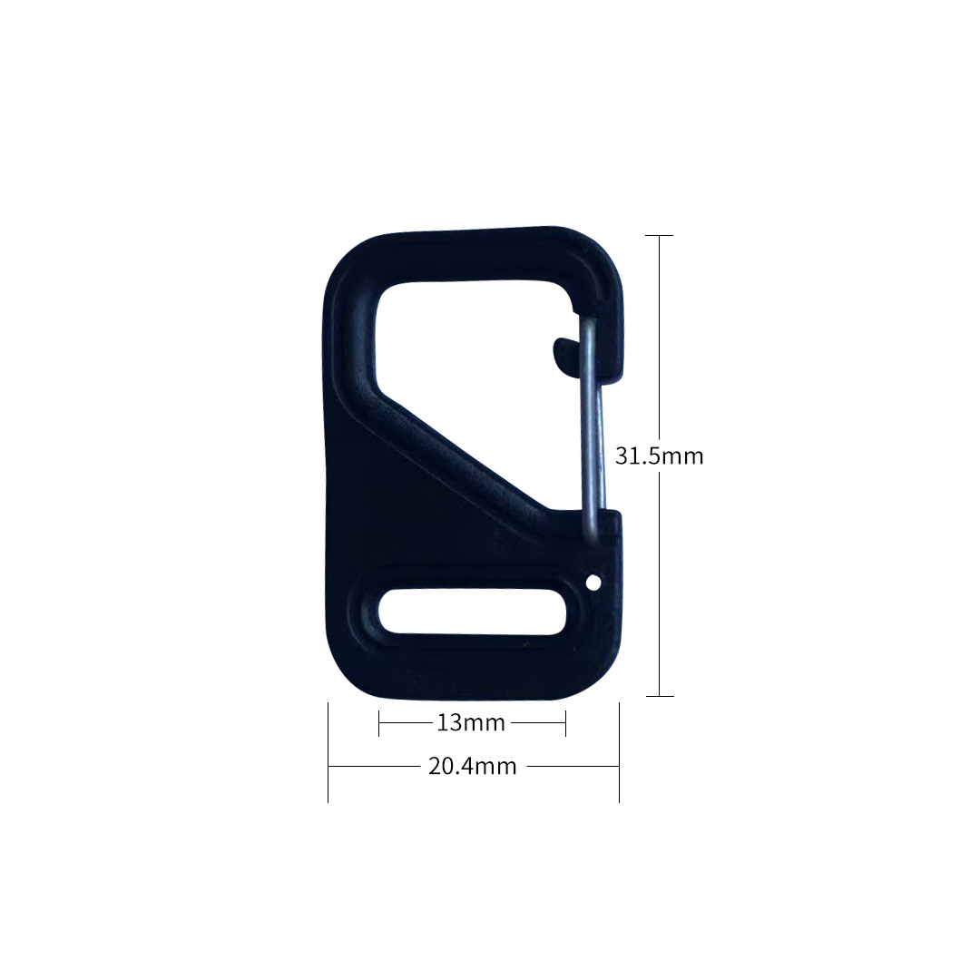 塑料勾扣包挂钩弹簧勾登山勾规格齐全12MM/25MMM/32MM/38MM/51MM