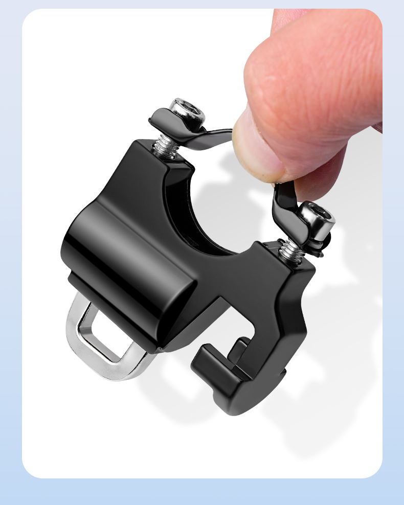 Electric Vehicle Helmet Lock, Battery Bicycle Safety Helmet Anti-Theft Fixed Lock, Universal Anti-Theft Hook Lock for Motorcycles