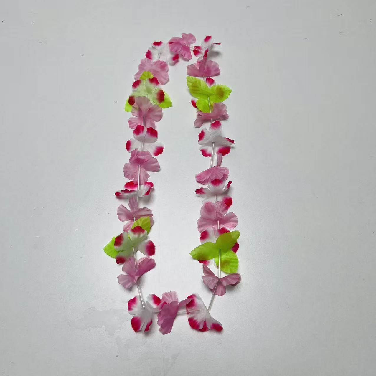Collar de Flores Hawaianas 24 Flores Diámetro 6 cm Multicolor para Fiestas image 11