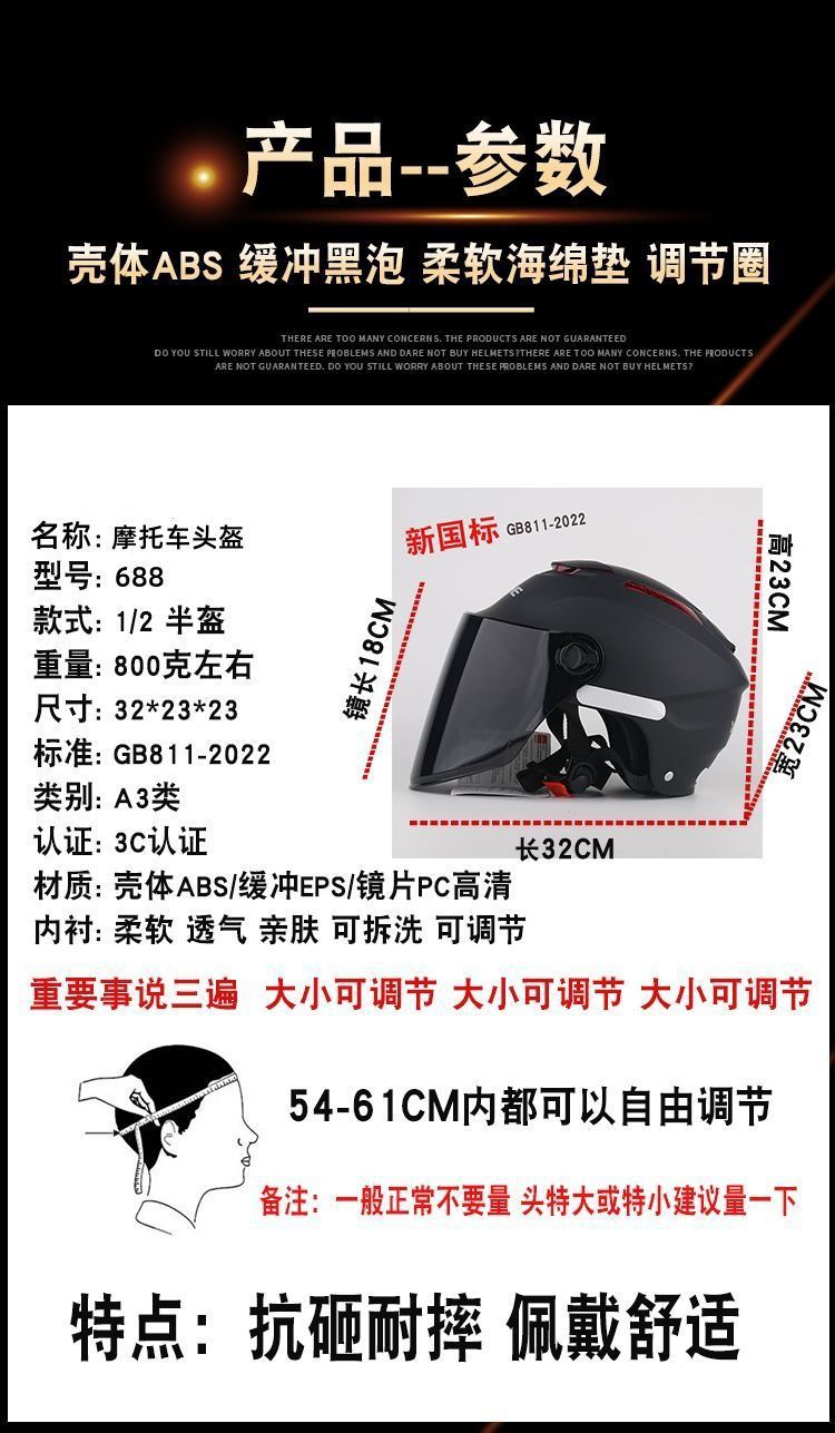 GB Helmet 688 Summer Sunscreen Safety Helmet