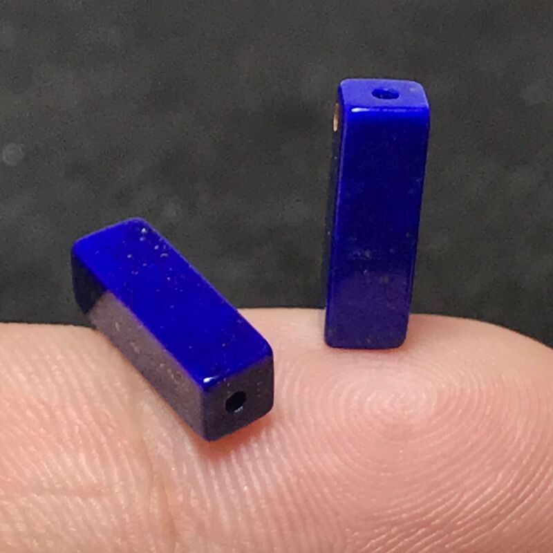 Fidelity Afghanistan Lapis Lapis Square Sugar Barrel Beads Back Cloud Beads Small Square Bracelet Wen Play Bracelet Diy Accessories