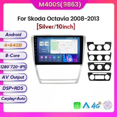 large screen car navigator | DVD Navigation - silver-m400s-464-eight-nuclear-netcom-9863