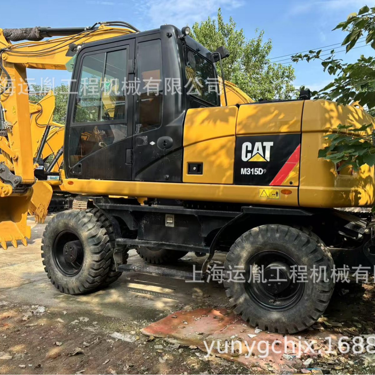 Catel/卡特M315轮式挖掘机   75/120轮式挖机价格