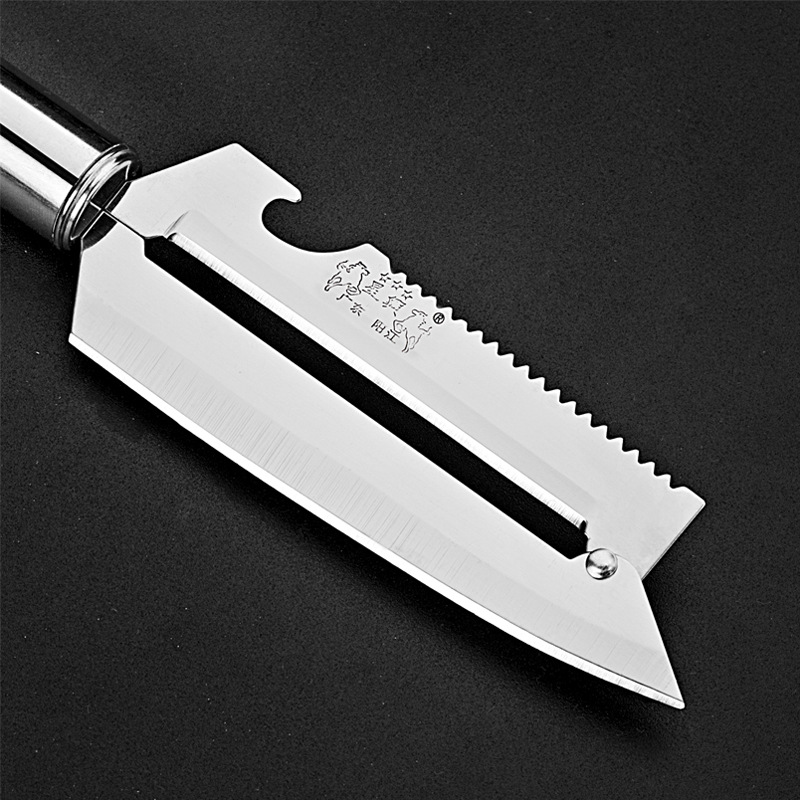 Xingxing hogar tradicional melón y fruta peladora cuchillo multiusos patata pelador de acero inoxidable punta caña de azúcar cepilladora al por mayor