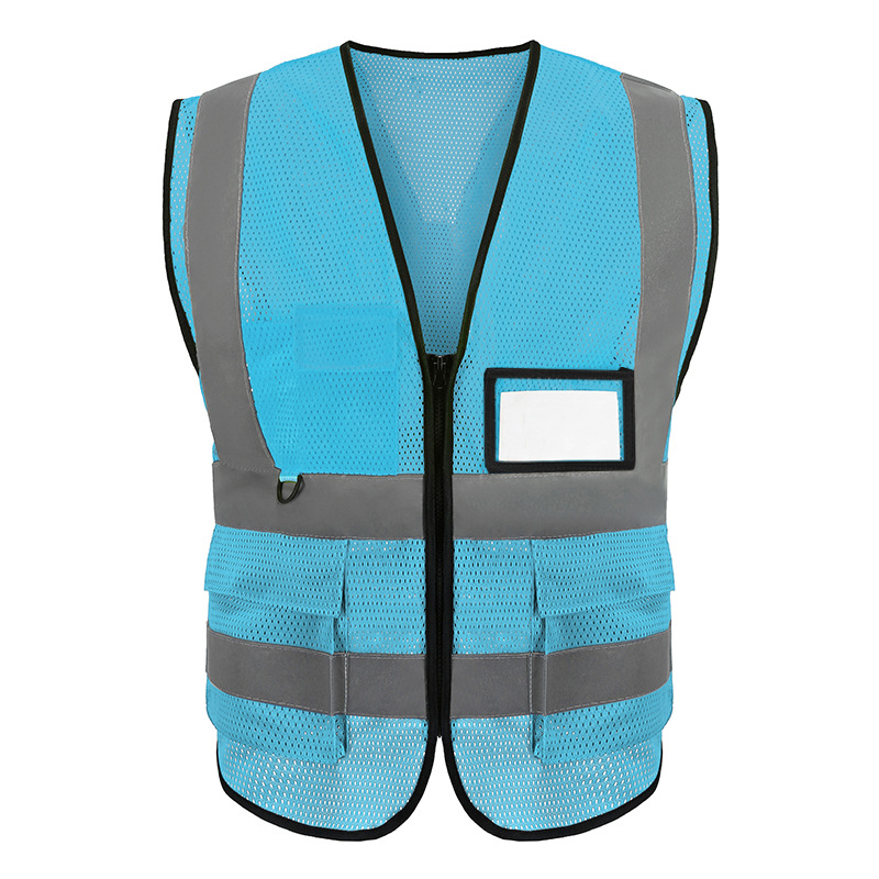 복숭아 모양의 메쉬 포켓 스타일*레이크 블루