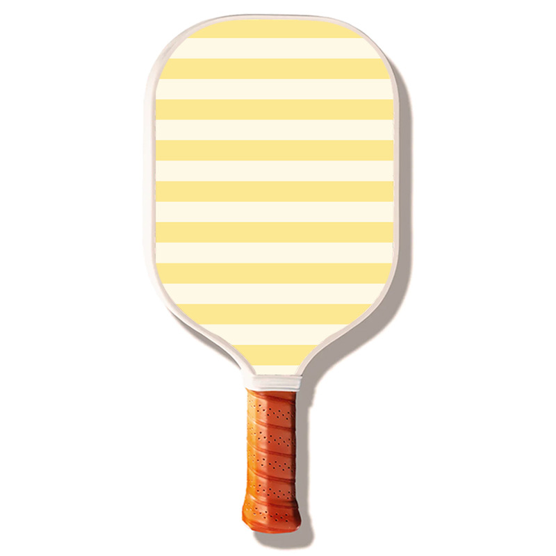 INS style yellow striped children's parent-child pick racket glass fiber outdoor sports racket suit gift