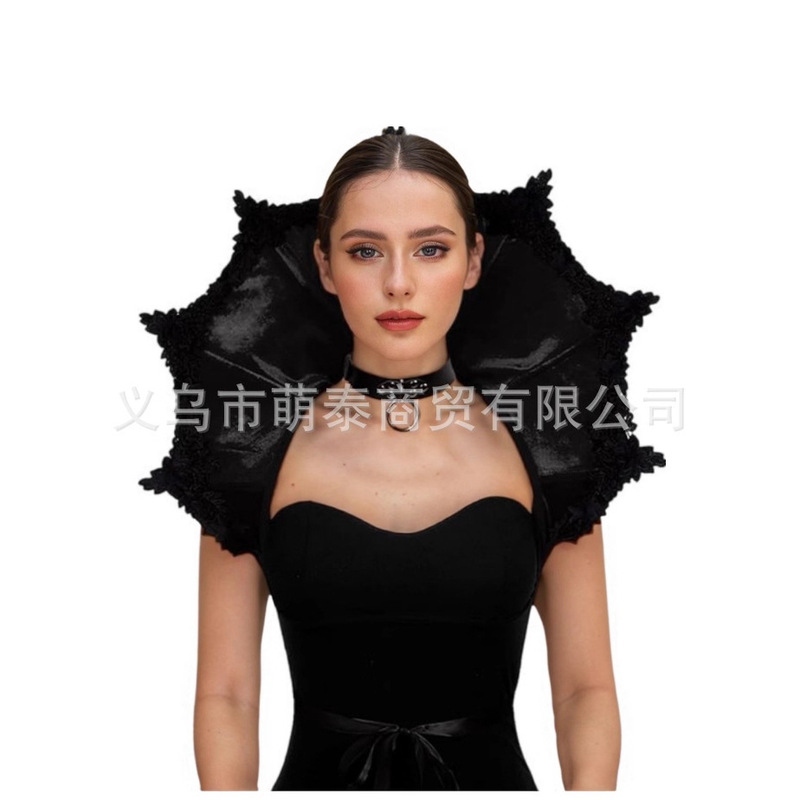 Velvet Victorian Collar Women's Gothic Vampire Collar Cosplay Cloak Cross Border Explosions