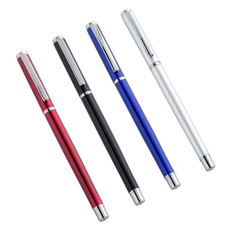Publicidad pluma de gel se puede utilizar como logotipo impresión láser promoción metal firma agua pluma Oficina papelería venta al por mayor