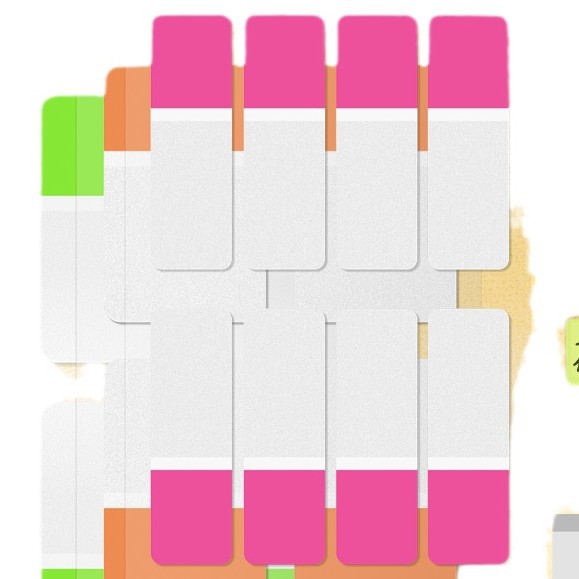 Etiquetas de índice de clasificación fluorescente estudiantes de color fluorescente etiquetas de índice etiquetas de índice etiquetas de índice etiquetas de índice