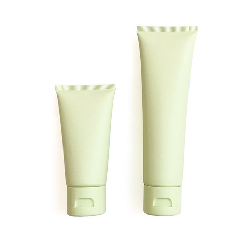 【】50ml 100ml light green sand cosmetic tube facial cleanser body lotion empty bottle