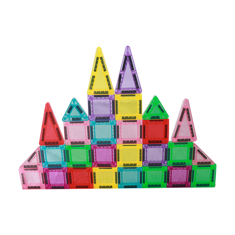 Mini Color Window Magnetic Pieces, Versatile Children's Building Blocks, Early Education Enlightenment Magnetic Toys, Splicing and Building Blocks