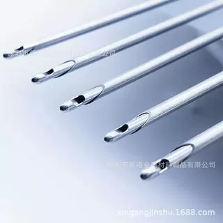 304不锈钢医用毛细管 定制加工 缩尖变径探针 高温感温管