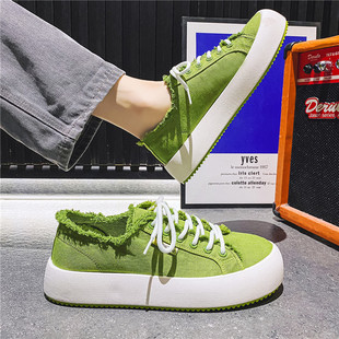 2025 Spring New Men's Shoes Korean Style Harajuku Style Trendy Shoes Student Casual Shoes Canvas Shoes Men's Sneakers Dropshipping