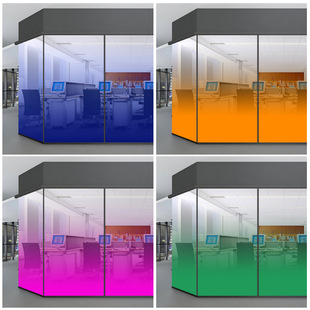 White Dot Gradient Film One-way Two-way Translucent Film Office Partition PET Glass Film Color Sticker