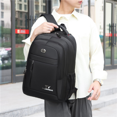 Business Double Shoulder Bag Large Capacity Men High-End Style Fashion Leisure Backpack Multifunctional Commuting Short Trip Travel Bag