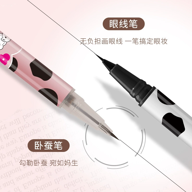 Waterproof eye pencil, liner, no smudge, long-term effect, for beginners