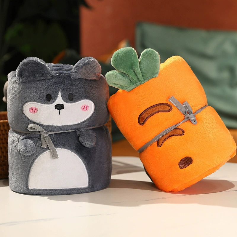 Manta de dibujos animados, manta para siesta en la oficina, manta de franela, manta para aire acondicionado, manta para sofá, manta pequeña, regalo al por mayor