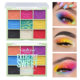 YABAOLIAN NEW color listing NEW transparent nine-color eye shadow plate earth color pearlescent matte makeup ins eye shadow