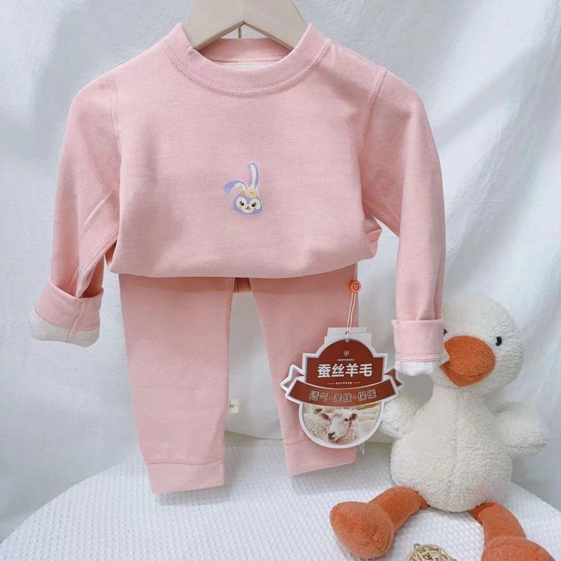 Demi-season children's cashmere thermal underwear