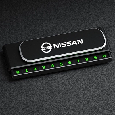 Nömrəli dayanma kartı – sign, number plate, car - can-be-hidden-nissan-black