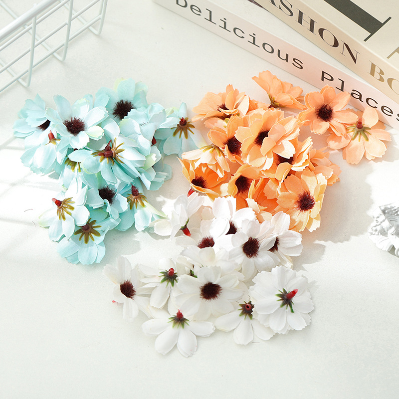 Simulated Pearlescent Jumping Orchid Chrysanthemum Flower Head DLY…