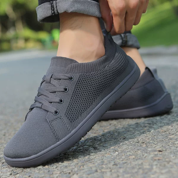Amazon Wide Last Barefoot Shoes Wide Sole Comprehensive Training Squat Hard Pull Shoes Men's and Women's Flying Weaving plus size Sports Wide Shoes