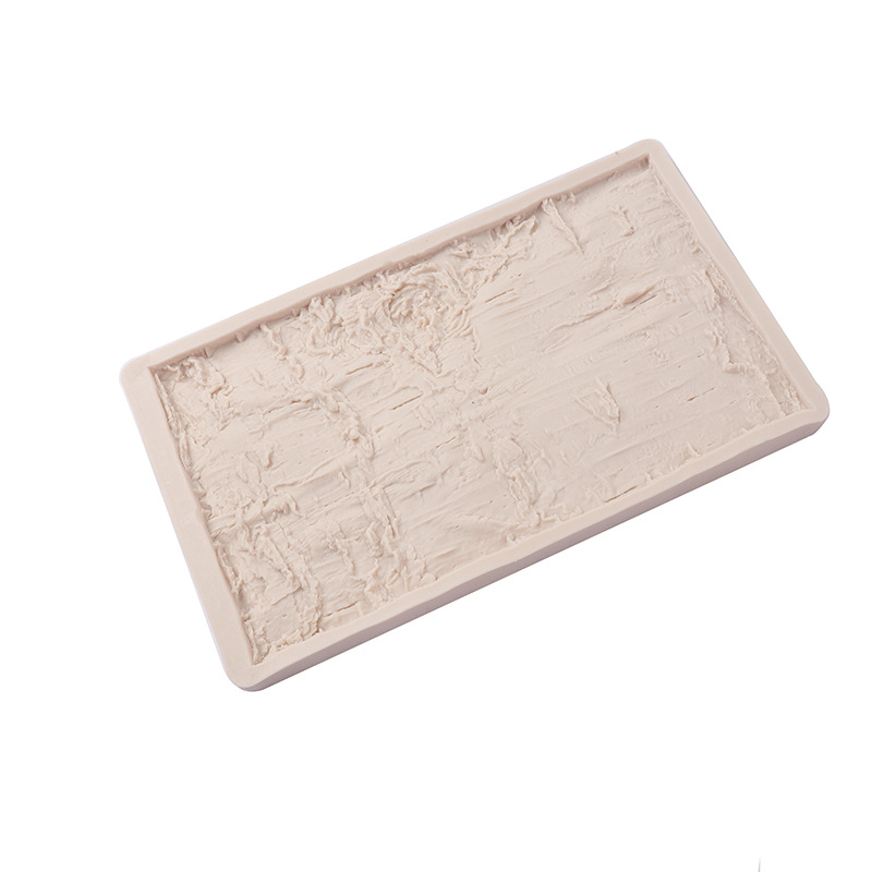 Molde de pastel de textura de árbol fondant molde de silicona decoración de borde de la torta utensilios para hornear molde de textura de ritmo seco