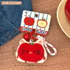 Apple, doll, strap, small bell, kitten