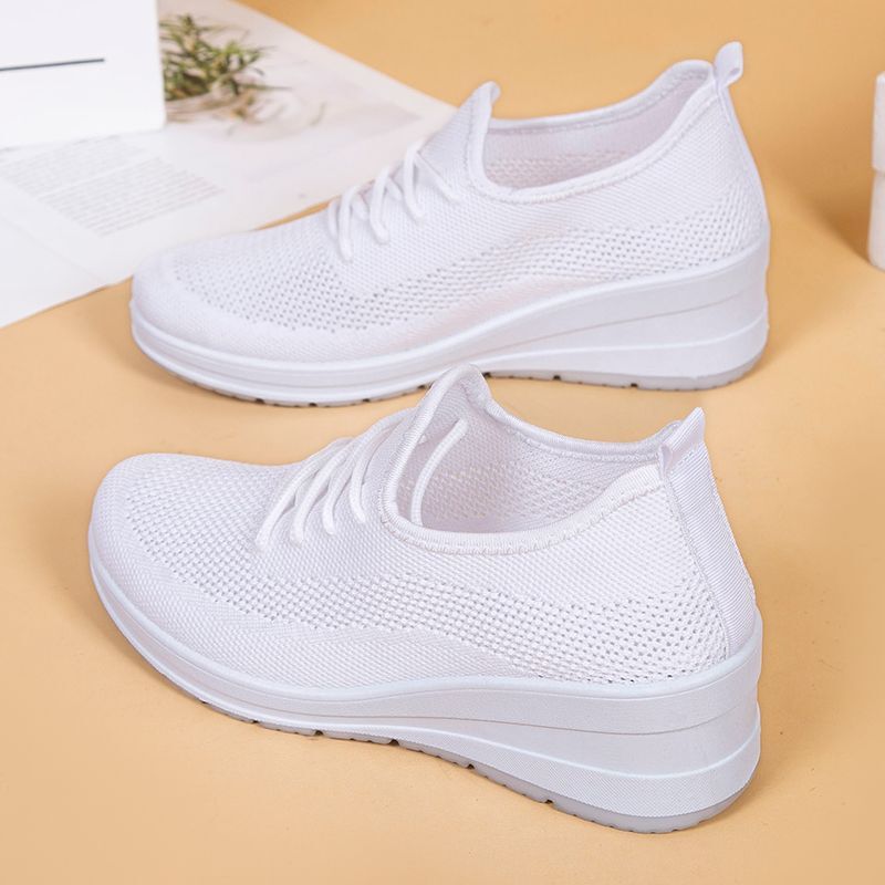 Sports Shoes for Women 2024 Spring, Autumn and Summer New Women's Shoes Foreign Trade Casual Running Breathable Mesh White Shoes Wholesale Sports Shoes for Women 2024 Spring, Autumn and Summer New Women's Shoes Foreign Trade Casual Running Breathable Mesh White Shoes Wholesale