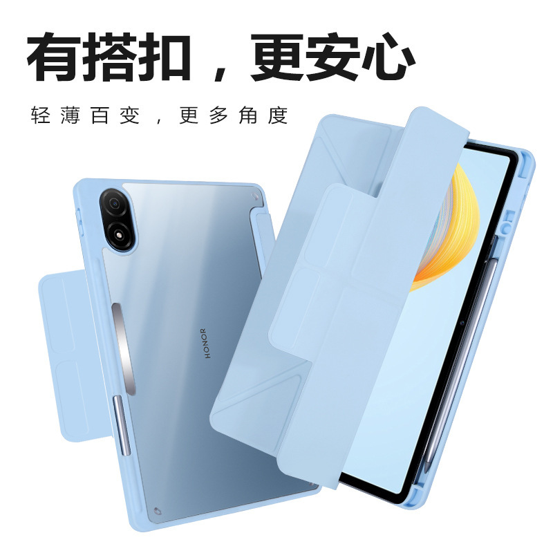 Suitable for Lenovo Savior Y900 Xiaoxin Tablet Progt13 Protective Case 3+Y Foldable Y700 Leather Case 12.7inch