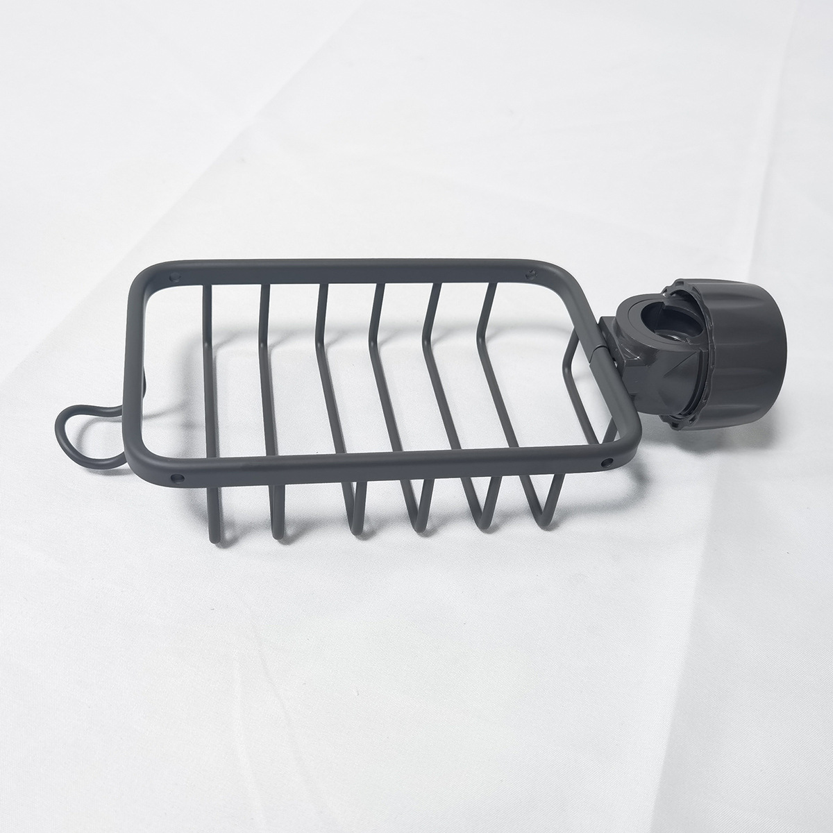 Aluminum faucet storage rack-F type gray