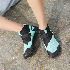 New high-top swimming, wading and river-tracing shoes, soft soles, non-slip, breathable, men's and women's outdoor leisure beach shoes, fitness trendy shoes