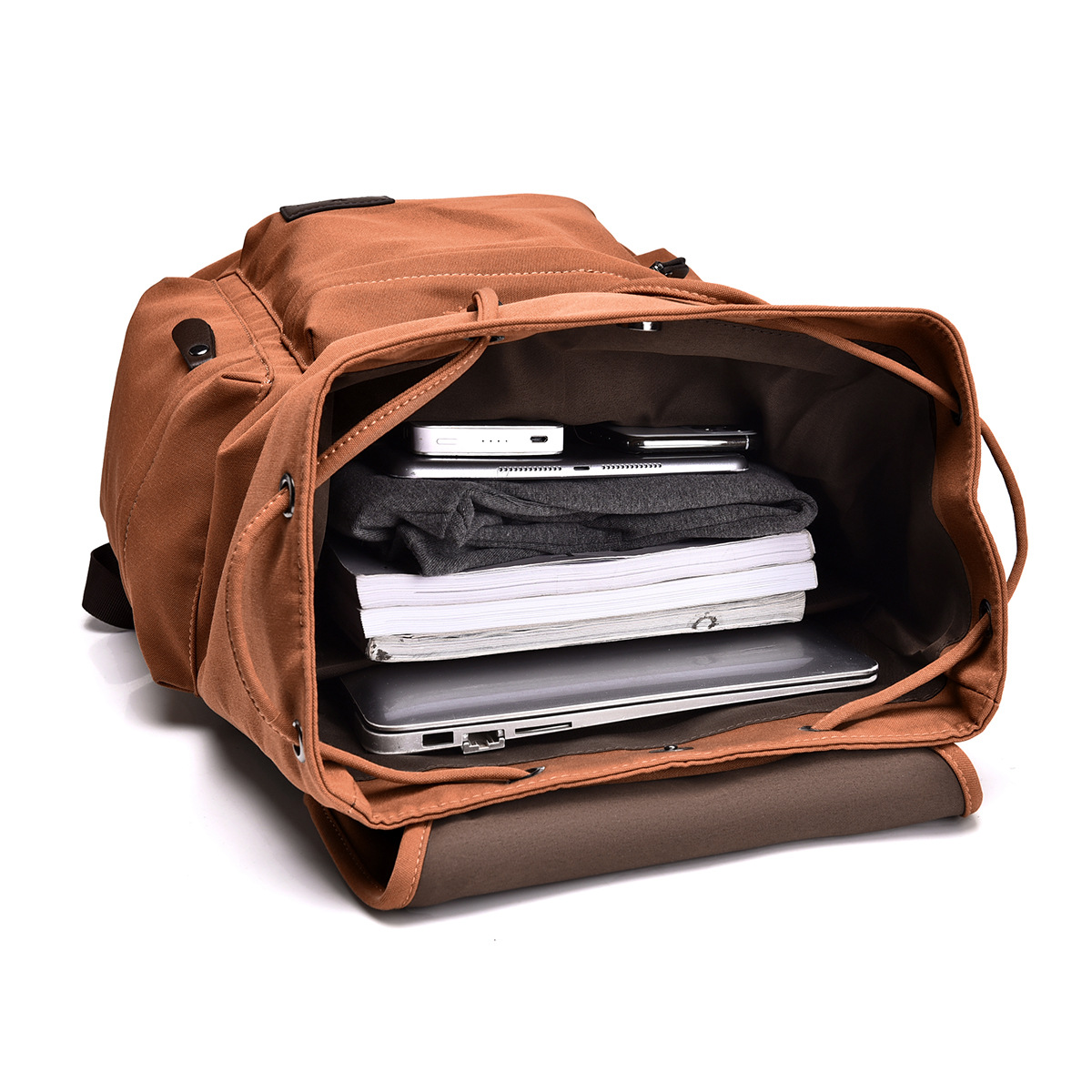 2024 nuevo tipo de mochila para hombres y mujeres, mochila de estudiantes universitarios, moda retro, ocio, mochila táctica de gran capacidad, mochila